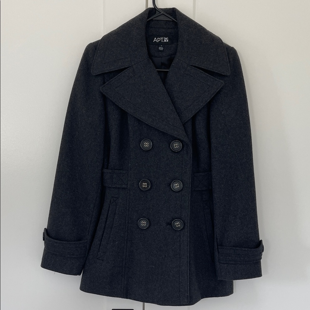 Like New • Apt. 9 • Women's Charcoal Peacoat • Size Small